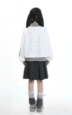 Stand Collar Zip Hoodie Jacket OL2417
