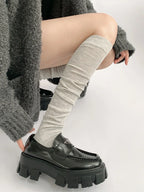 White Cozy Leg Warmers OLA023
