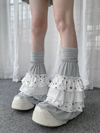 Star Stripe Leg Warmers OLA034