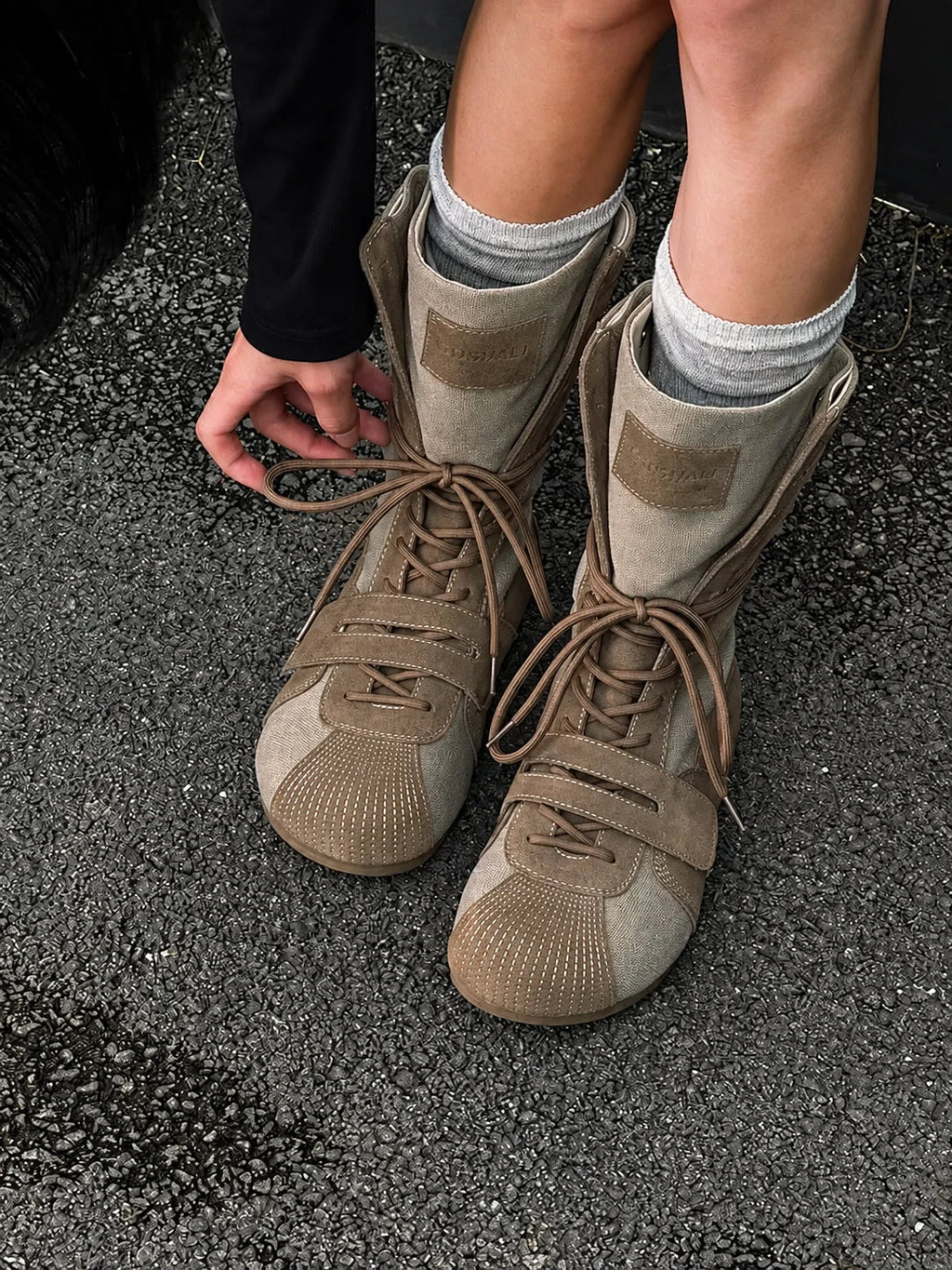 Chunky Combat Boots OLA076 oliviroa オリヴィオラ