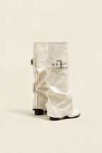 Retro Slouchy Tall Boots OLA065 oliviroa オリヴィオラ