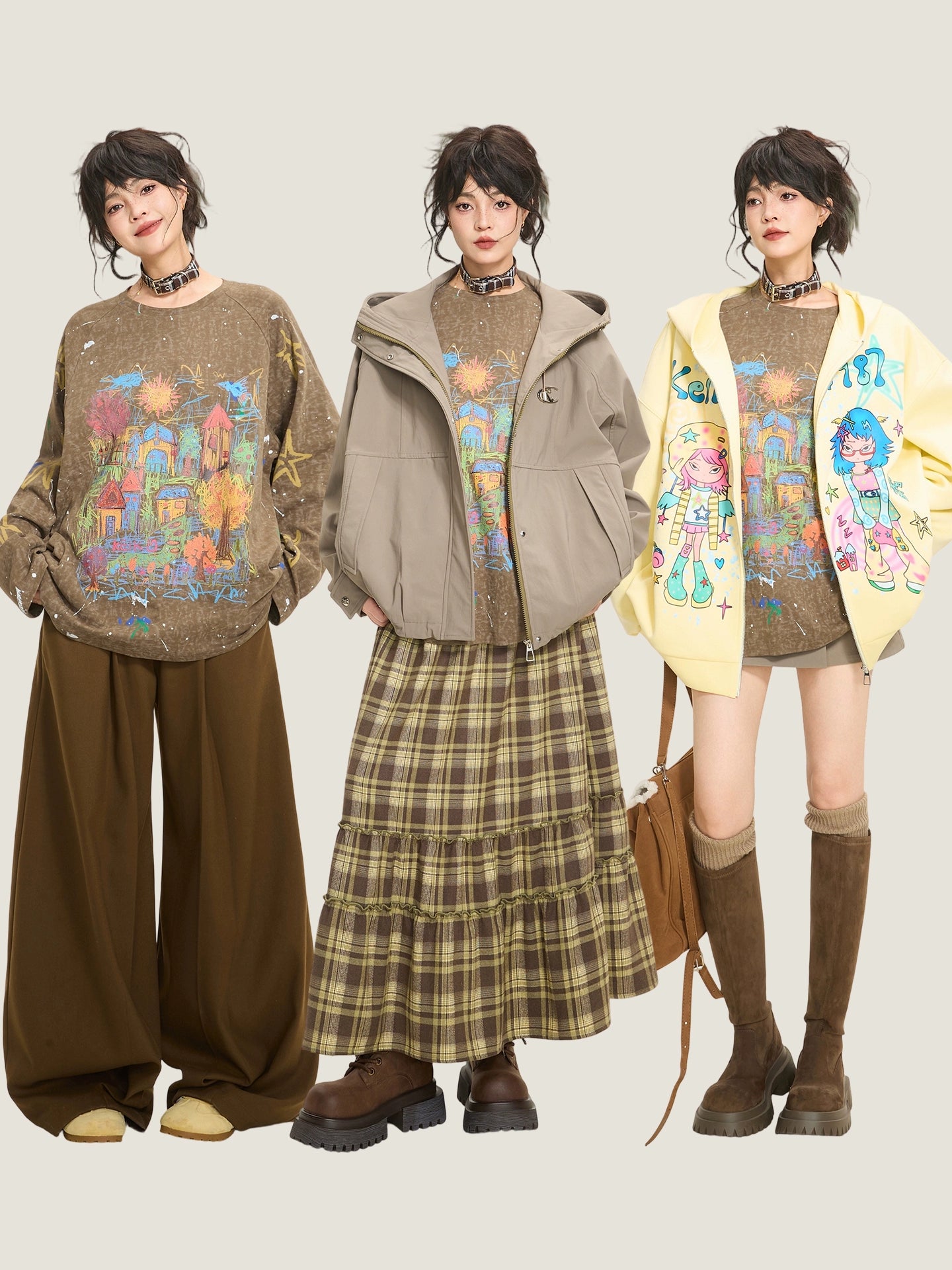 ペイントウォッシュ ロングスリーブT