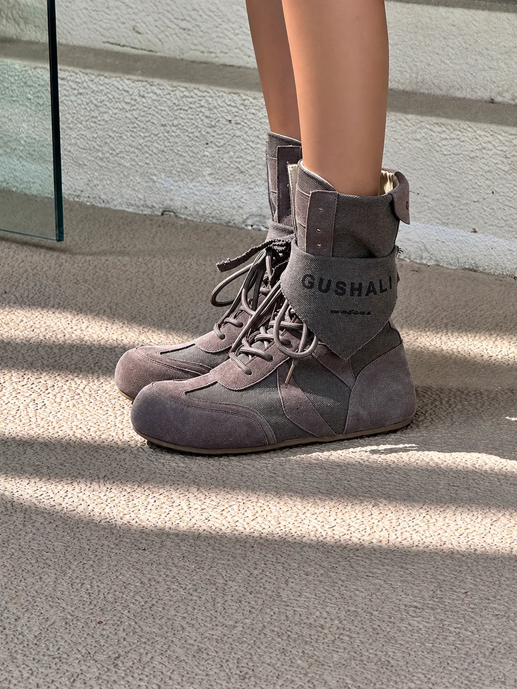 Lace Up Ankle Boots OLA075 oliviroa オリヴィオラ