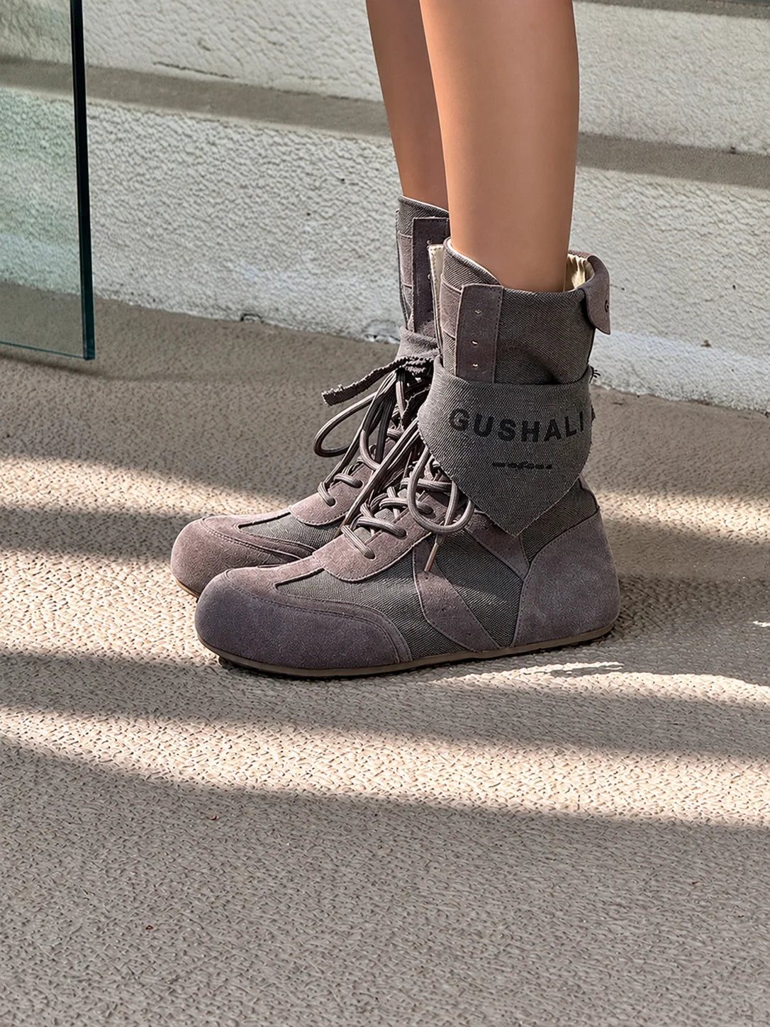 Lace Up Ankle Boots OLA075 oliviroa オリヴィオラ