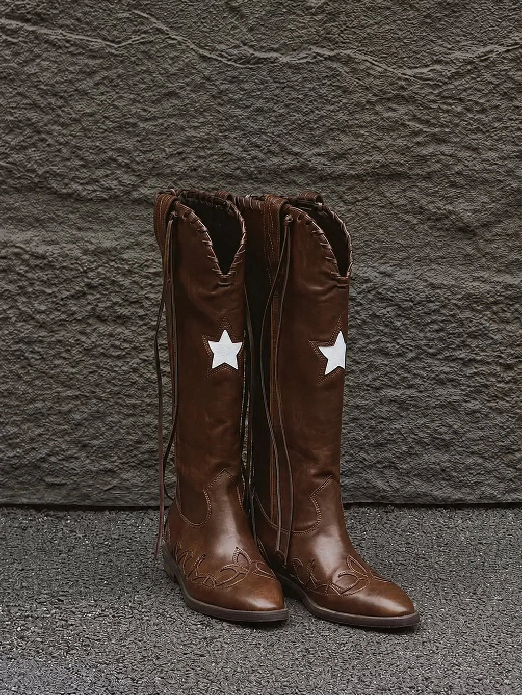 Pointed Toe Western Boots OLA074 oliviroa オリヴィオラ
