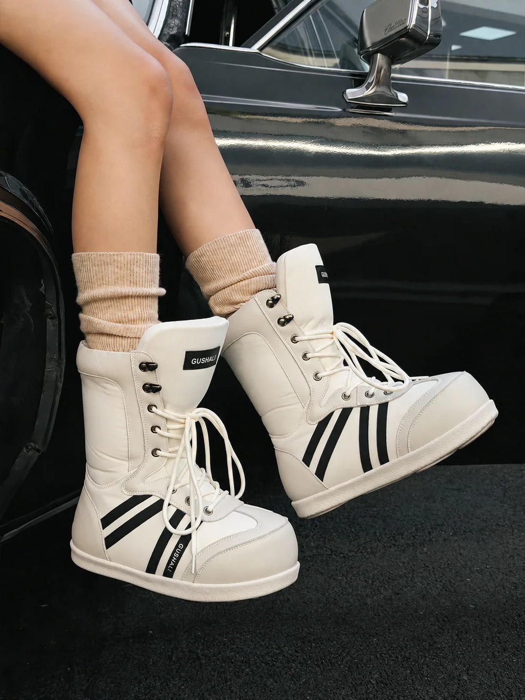 Lace Up Platform Boots OLA071 oliviroa オリヴィオラ