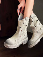 Cutout Platform Western Boots OLA070 oliviroa オリヴィオラ