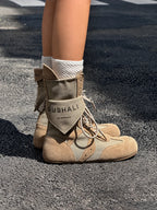Lace Up Ankle Boots OLA075 oliviroa オリヴィオラ