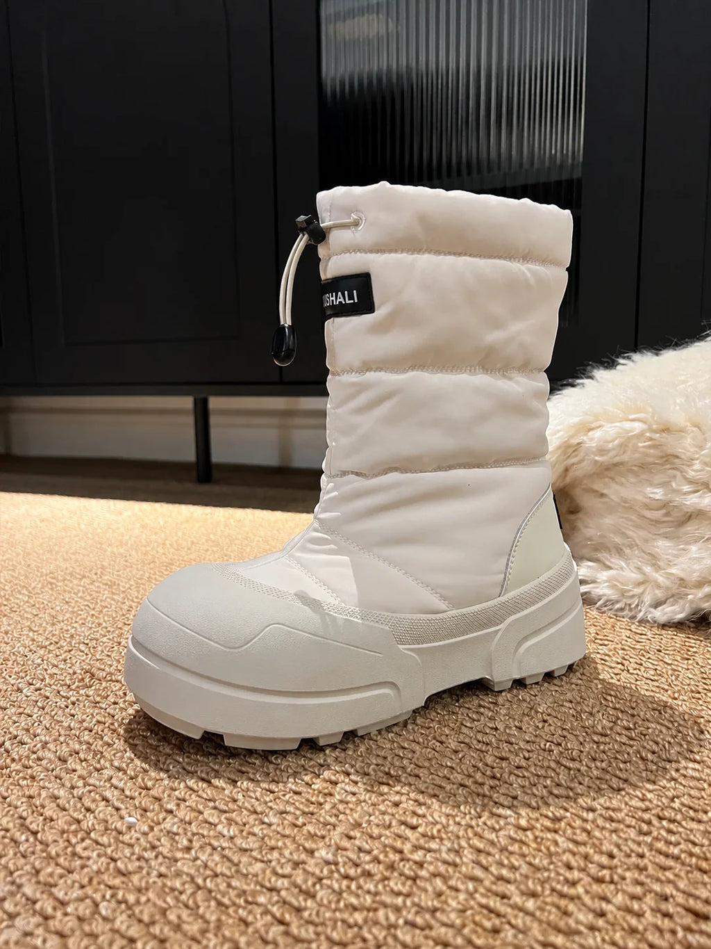 Fleece Lined Platform Boots OLA072 oliviroa オリヴィオラ