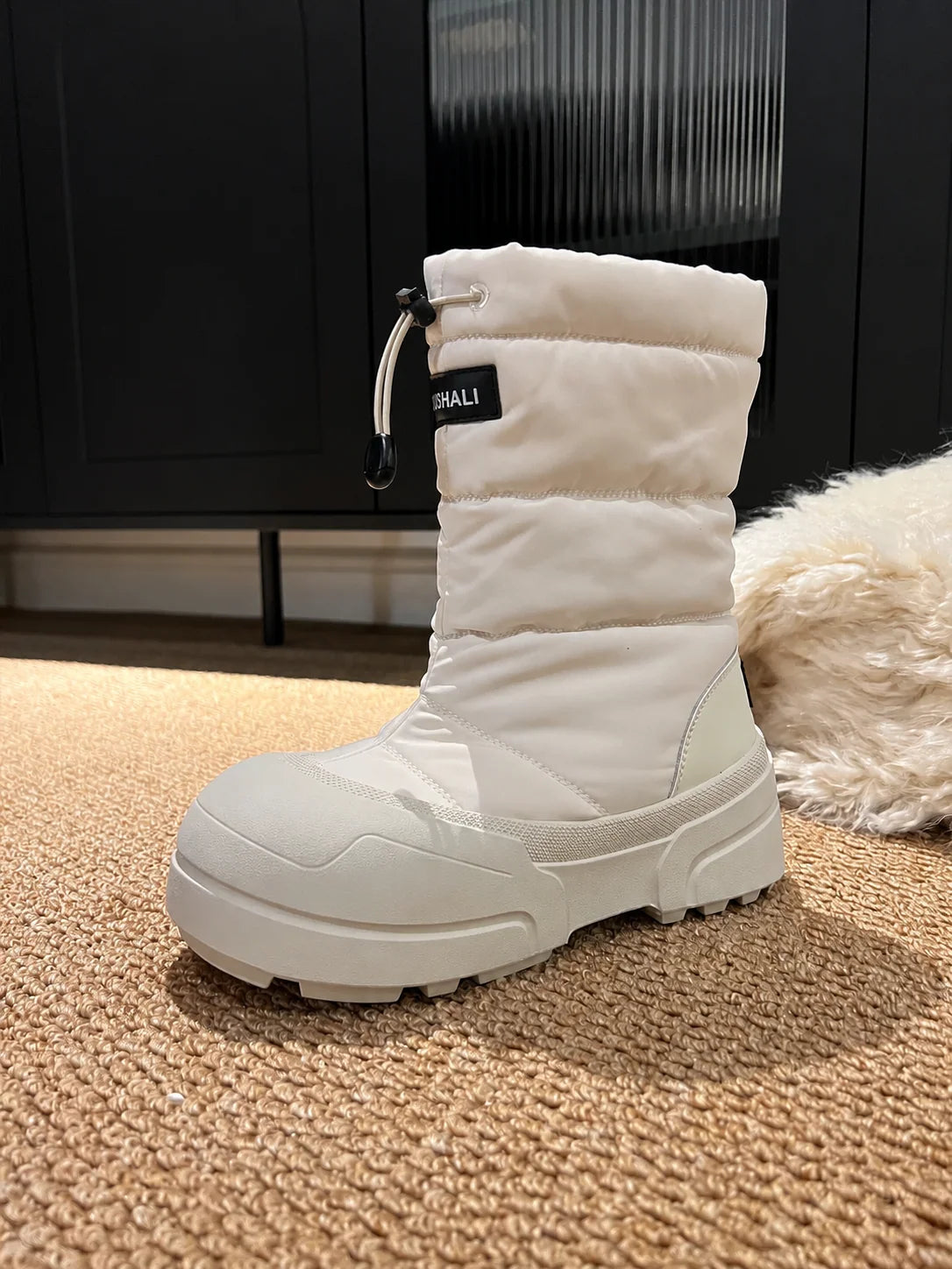 Fleece Lined Platform Boots OLA072 oliviroa オリヴィオラ