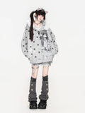 Anime Girl Star Fur Trim Zip Hoodie OL2474 oliviroa オリヴィオラ