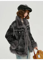 ムラ染めフェイクムートンジャケット   OL1887