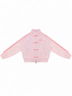 Polka Dot Frog Closure Zip Jacket OL2459 oliviroa オリヴィオラ