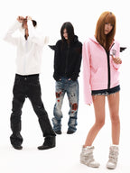 Angel Wing Zip Hoodie OL2460 oliviroa オリヴィオラ