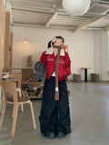 Rhinestone Fur Collar Padded Jacket OL2469 oliviroa オリヴィオラ