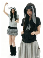 Y2K Bunny Hood Top oliviroa オリヴィオラ