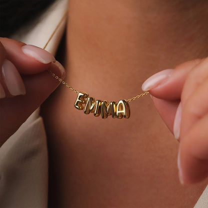 Bubble Name Necklace