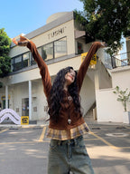 レイヤード風カットソー レディース