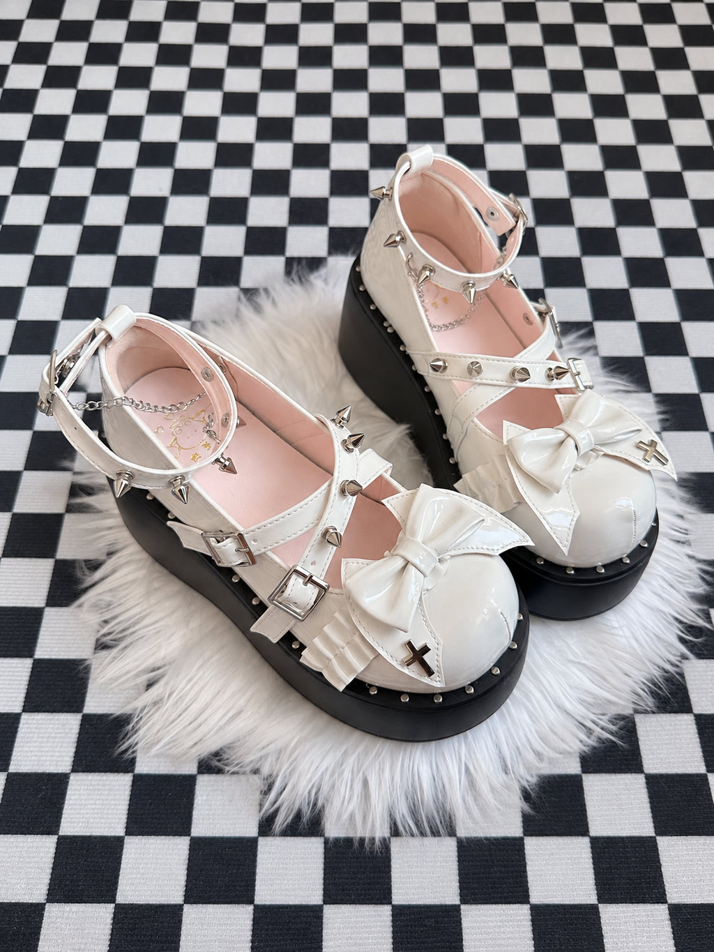 Bat Bow Cross Platform Shoes OLA068 oliviroa オリヴィオラ