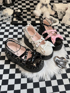 Bat Bow Cross Platform Shoes OLA068 oliviroa オリヴィオラ