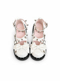 Bat Bow Cross Platform Shoes OLA068 oliviroa オリヴィオラ