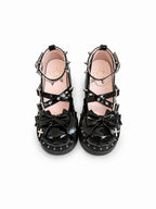 Bat Bow Cross Platform Shoes OLA068 oliviroa オリヴィオラ