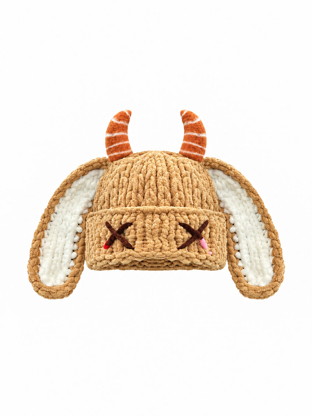Horn Detail Knit Earflap Hat OLA080 oliviroa オリヴィオラ