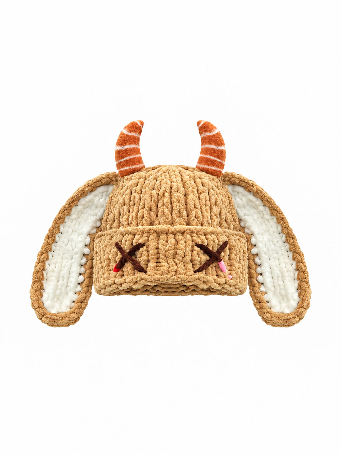 Horn Detail Knit Earflap Hat OLA080 oliviroa オリヴィオラ