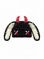 Horn Detail Knit Earflap Hat OLA080 oliviroa オリヴィオラ