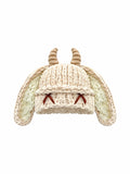 Horn Detail Knit Earflap Hat OLA080 oliviroa オリヴィオラ