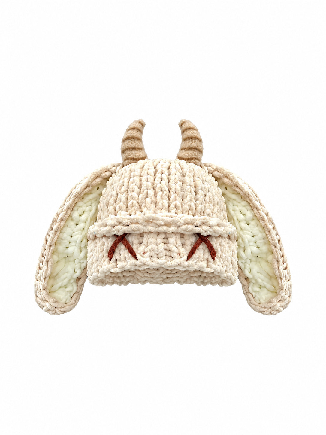 Horn Detail Knit Earflap Hat OLA080 oliviroa オリヴィオラ