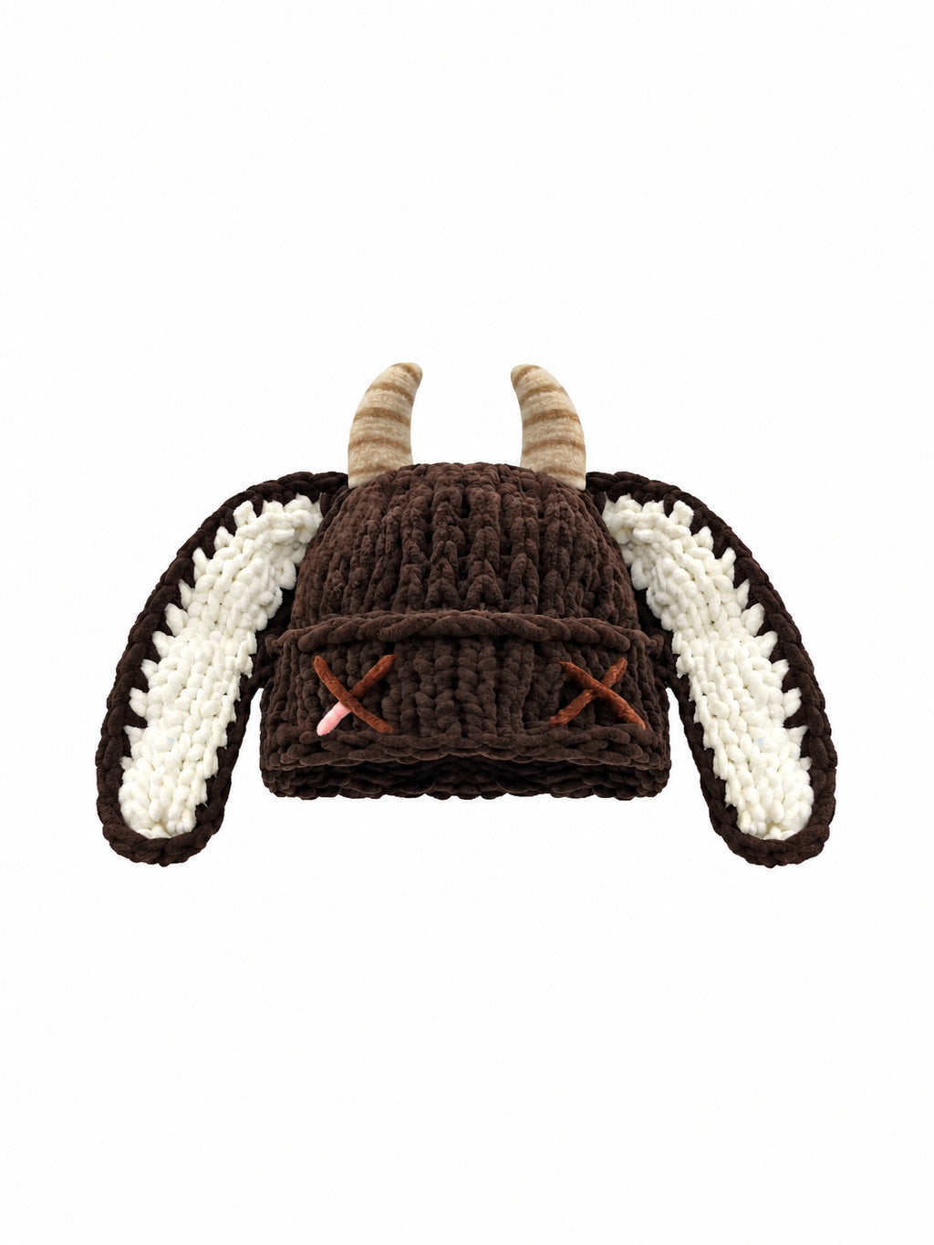 Horn Detail Knit Earflap Hat OLA080 oliviroa オリヴィオラ