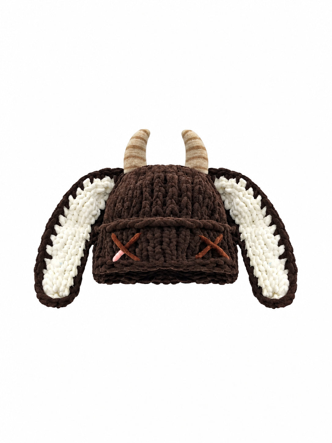 Horn Detail Knit Earflap Hat OLA080 oliviroa オリヴィオラ