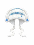 Star Detail Fluffy Earflap Hat OLA082 oliviroa オリヴィオラ