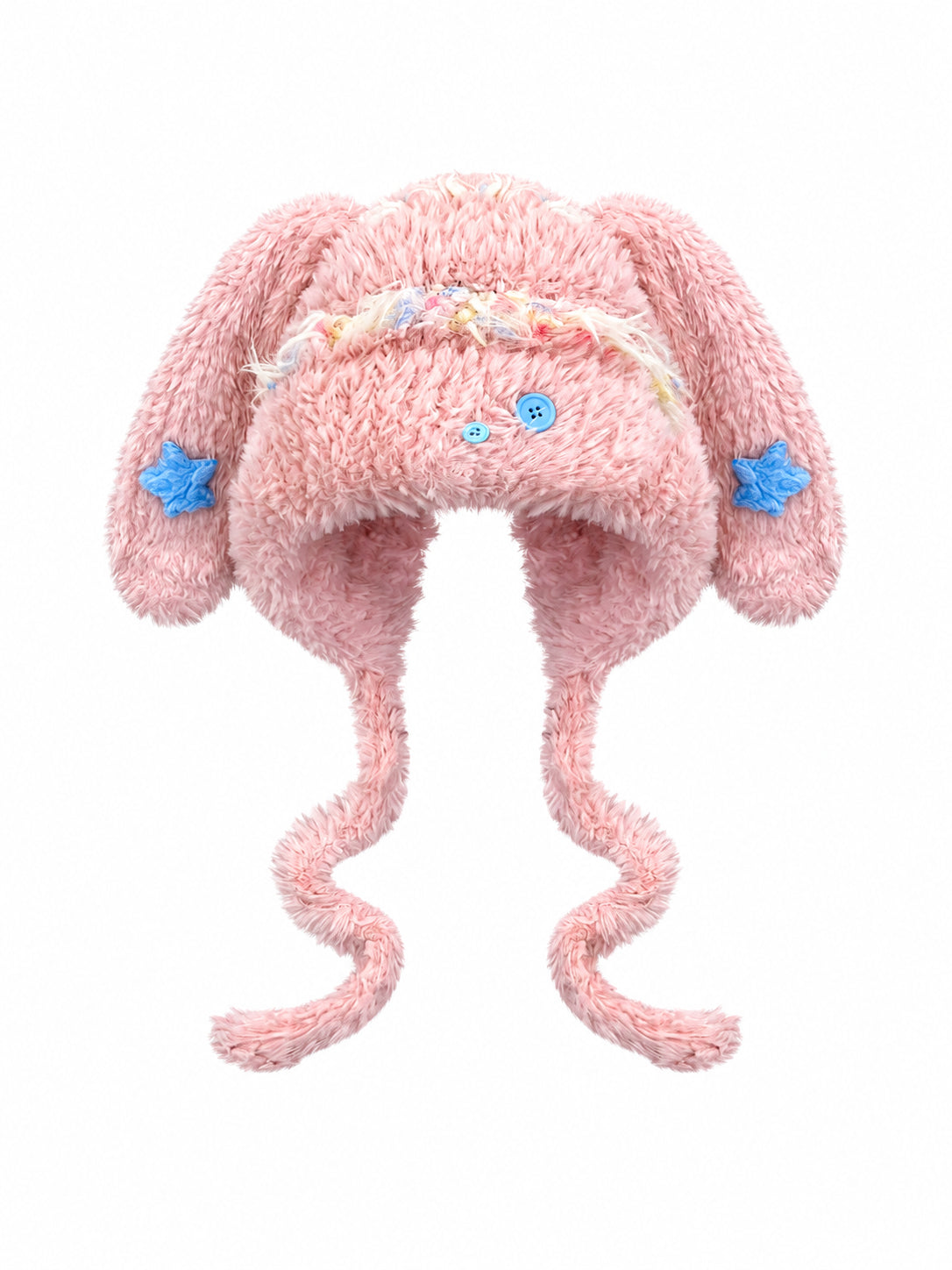 Star Detail Fluffy Earflap Hat OLA082 oliviroa オリヴィオラ