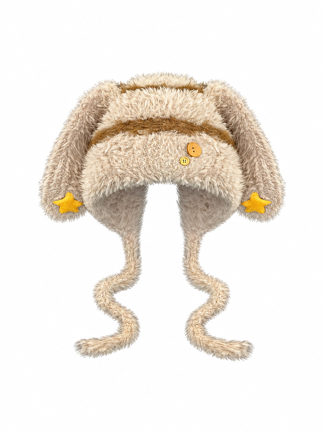 Star Detail Fluffy Earflap Hat OLA082 oliviroa オリヴィオラ
