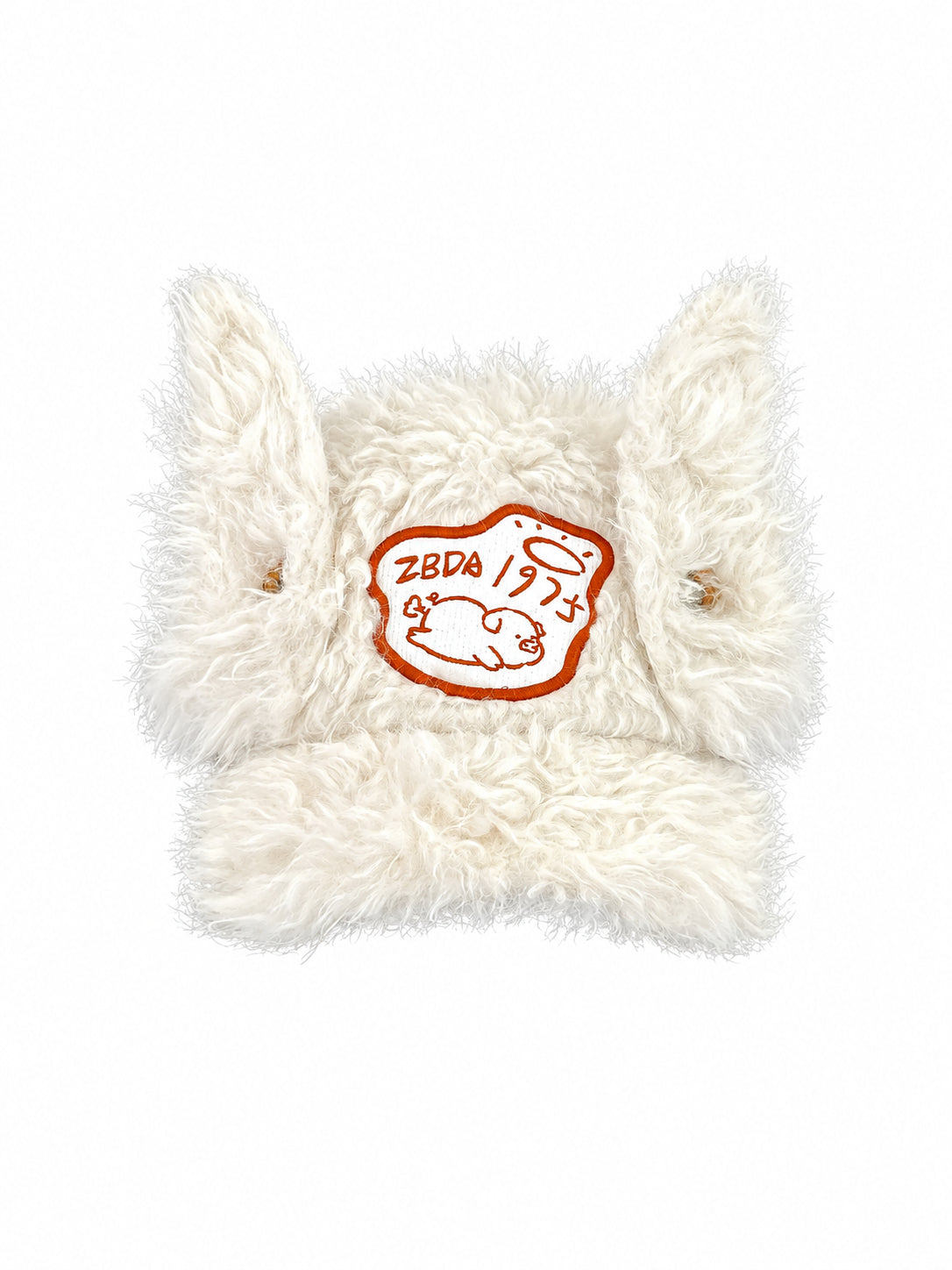 Pig Embroidery Furry Cap OLA083 oliviroa オリヴィオラ