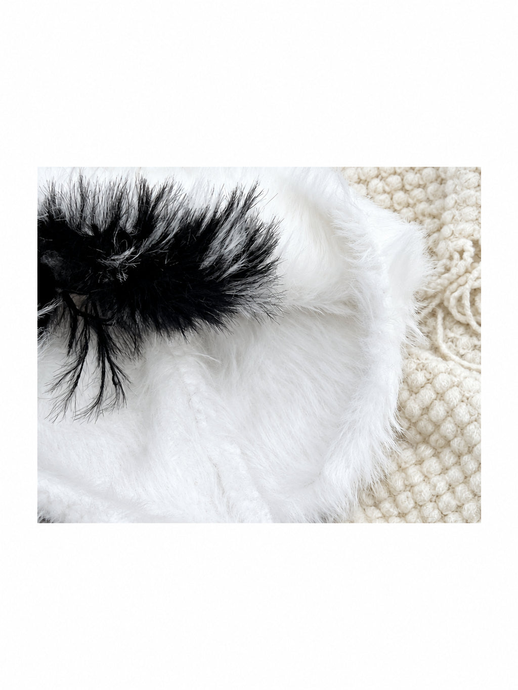 Big Eye Furry Cat Ear Hat OLA084 oliviroa オリヴィオラ