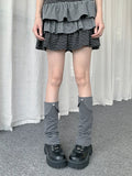 Polka Dot JK Slouch Leg Warmers OLA033 oliviroa オリヴィオラ