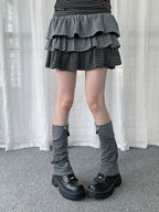 Polka Dot JK Slouch Leg Warmers OLA033 oliviroa オリヴィオラ