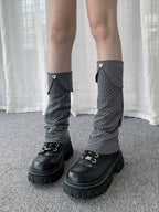Polka Dot JK Slouch Leg Warmers OLA033 oliviroa オリヴィオラ