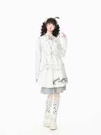 Star and Bow Tie Leg Warmers OLA021 oliviroa オリヴィオラ